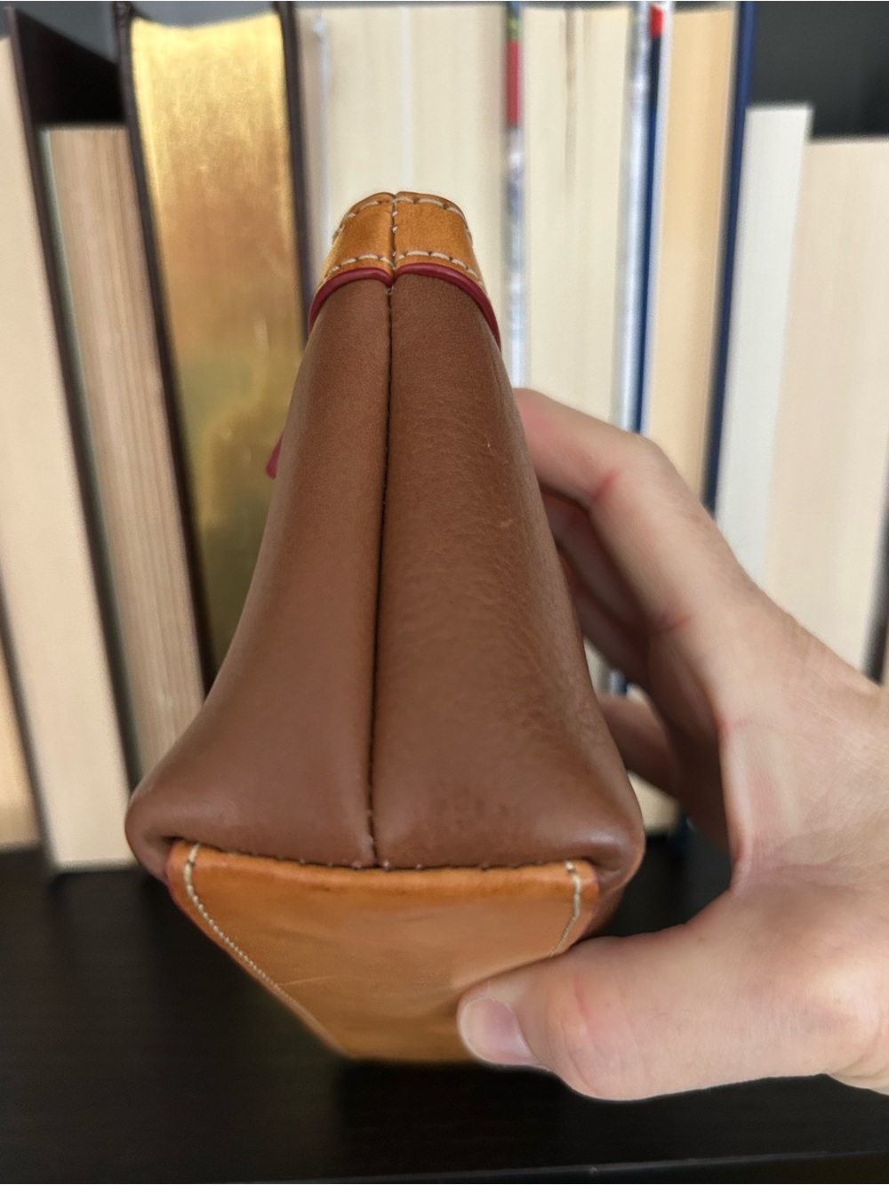 Dooney & Bourke Brown and Tan Cosmetics Bag - Picture 5 of 12